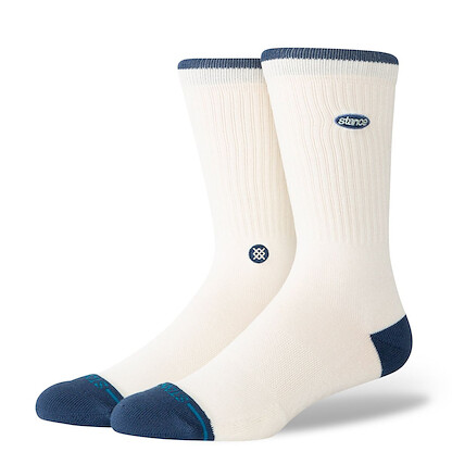 Stance Unisex Blurred Crew Socks Canvas - A556A26BLU-CVS