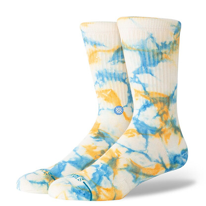 Stance Unisex Spotty Dye Crew Socks Mango - A556A26SPO-MAN