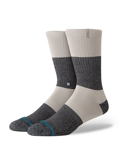Stance Unisex Twist Stripe Crew Socks Grey - A556C26TWI-GRY