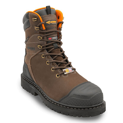 Avenger Men's Hammer Max 8" 600g Insulated Brown Carbon Toe Work Boot - A7384