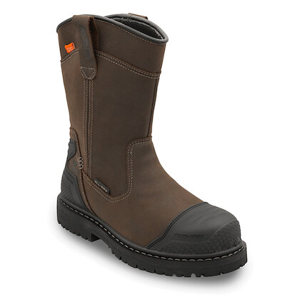 Avenger Men's Hammer Max 11" Brown Carbon Toe Met Guard Pull-On Work Boot - A7387