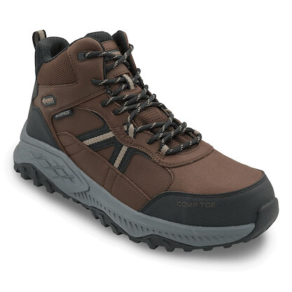 Avenger Men's Summit Trail Mid  Brown Composite Toe Work Boot - A7715