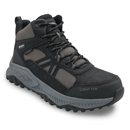 Avenger Men's Summit Trail Mid  Black/Grey Composite Toe Work Boot - A7716