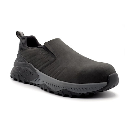 Avenger Men's Summit Trail Composite Toe ESD Slip Resistant Slip-On Work Shoe Black - A8803