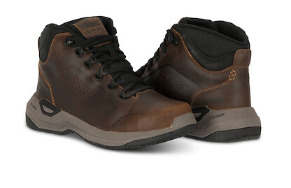 Avenger Men's Foreman Max Mid Brown Carbon Toe Work Boots - A9000