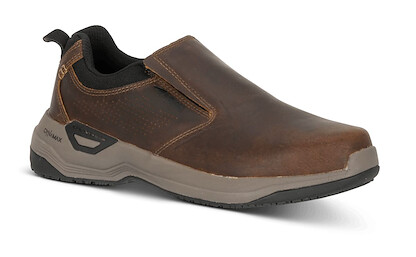 Avenger Men's Foreman Max Slip-On Brown Carbon Toe Shoe - A9006