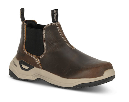 Avenger Women's Foreman Max Romeo Brown Carbon Toe Work Boot - A9104