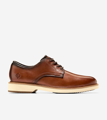 Cole Haan Men's American Classics Montrose Plain Toe Oxfords British Tan/Angora - C38960