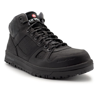 AIRWALK SAFETY Men's Mongo Mid Alpine Composite Toe ESD Work Shoe Black - AW7205
