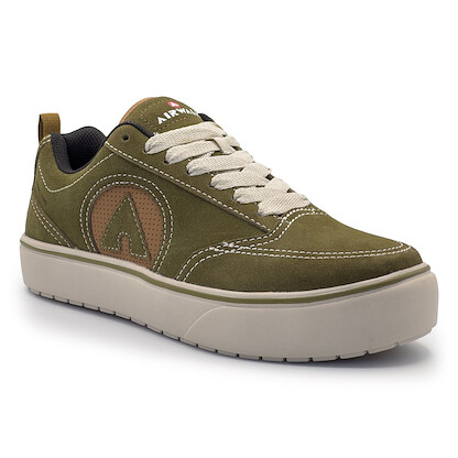 AIRWALK SAFETY Men's Phat A Composite Toe EH Work Shoe Military Olive Leather - AW7302