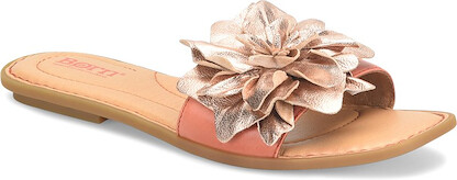 Born Women's Hibiscus Flat Sandal Rose Gold - BR0069150