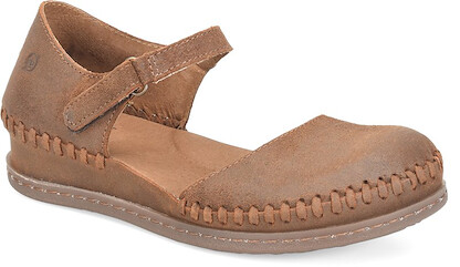 Born Women's Ela Mary Jane Brown (Glazed Ginger) Distressed Leather - BR0075362