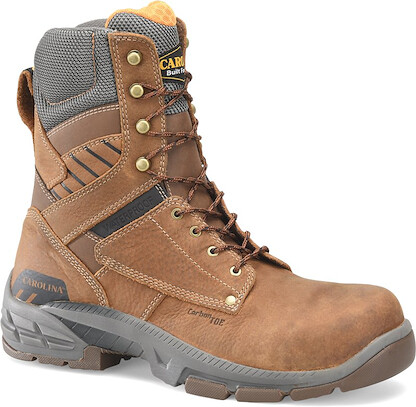 CAROLINA Men's 8" Bruno Hi Composite Toe Waterproof Work Boot Brown - CA5543