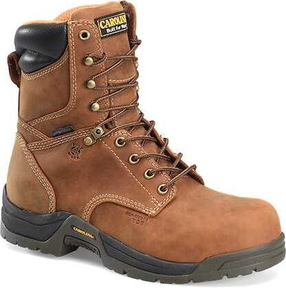 CAROLINA Men's 8" Bruno Hi Composite Toe Waterproof Work Boot Brown - CA8520