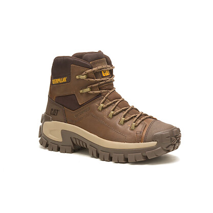 CATERPILLAR WORK Men's Invade Hiker Soft Toe EH Waterproof Work Boot Pyramid - P51083