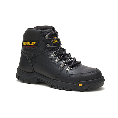 CATERPILLAR WORK Men's Outline Steel Toe Work Boot Black - P90800