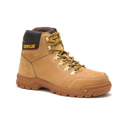 CATERPILLAR WORK Men's Outline Soft Toe Work Boot Honey - P74086