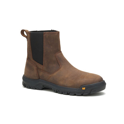 CATERPILLAR WORK Men's 6" Wheelbase Steel Toe Work Boot Clay - P91026