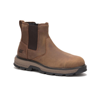 CATERPILLAR WORK Men's Exposition Chelsea Alloy Toe Work Boot Pyramid - P91369