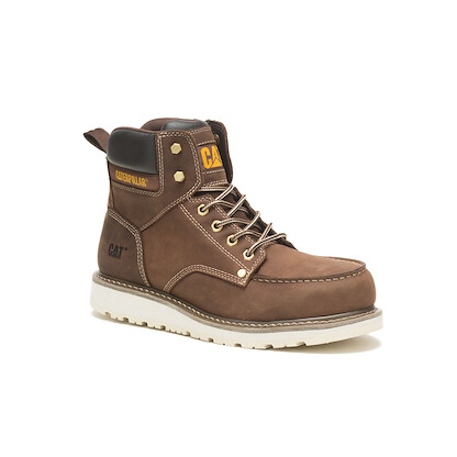 CATERPILLAR WORK 6" Men's Calibrate Steel Toe Work Boot Khaki - P91420