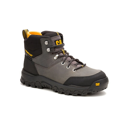 CATERPILLAR WORK Men's Threshold Rebound Steel Toe EH Waterproof Hiker Work Boot Quiet Shade - P91778
