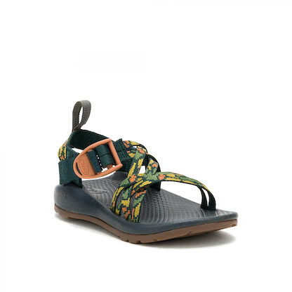 Chaco Unisex Kid's Z/1 EcoTread Sandal Pebble Greenery - JCH00001081