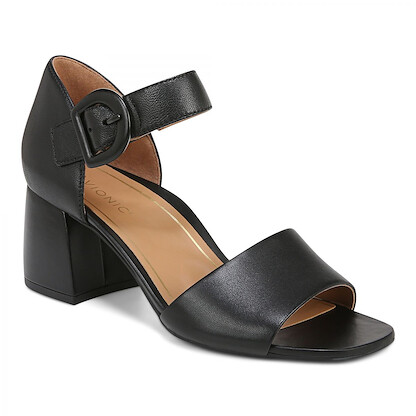 Vionic Women's Chardonnay Sandal Black Leather - I7818L1001