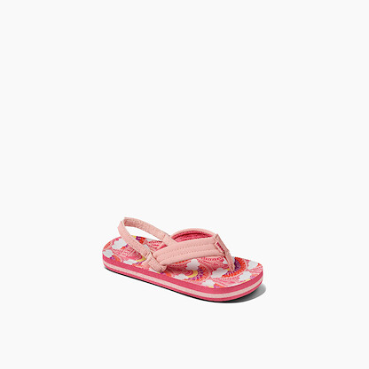 REEF Unisex Kids' Little Ahi Flip Flops Rainbows and Clouds - CI6744