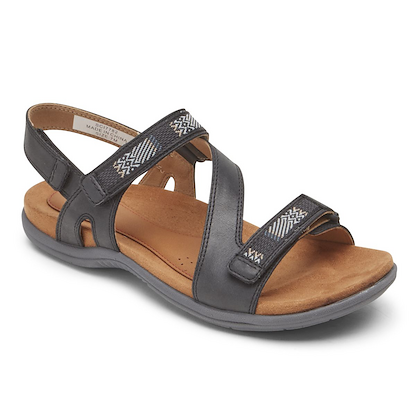 Cobb Hill Women's Rubey Strappy Sandal Black - ML05552-JBL61 (CI7782)