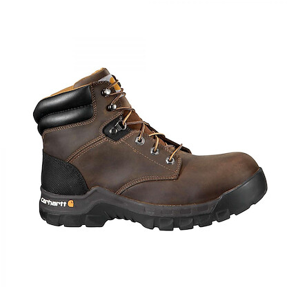 Carhartt Men's 6" Rugged Flex® Soft Toe Work Boot Brown Oil Tanned - CMF6066