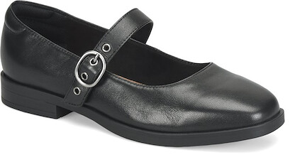 Comfortiva Women's Brewer Mary Jane Flat Black - CT0068401