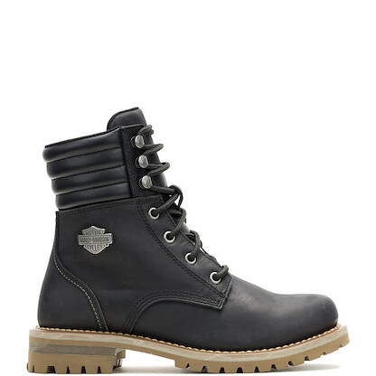 Harley- Davidson Women's Gynger Steel Toe Lace Boot Black - D84845