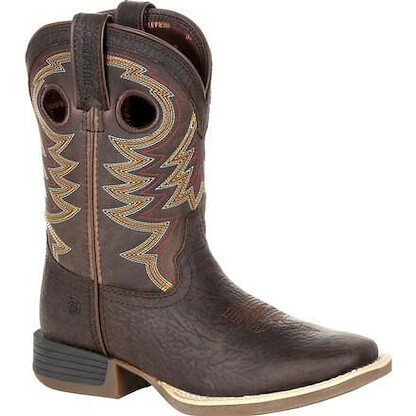 Durango Unisex Little Kids' 8" Lil' Rebel™ Pro Western Boot Dark Bay - DBT0219C