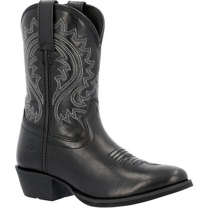 Durango Unisex Little Kid's 8" Black Western Boot Polished Black Onyx - DBT0249C