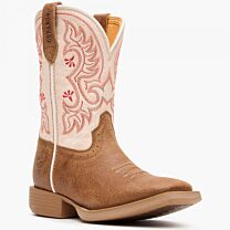 Durango Shyloh Unisex Kids' Western Boot Honey Tan/Metallic Peach - DBT0252C