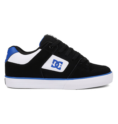 DC Shoes Men's Pure Skate Shoe Black/Blue/White - DC01782005-BKBLWH