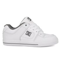 DC Shoes Unisex Kids' Pure Slate Shoes White/Grey - DC01783112-WHTGRY