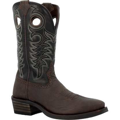 Durango Men's 12" Rebel Pro Roughstock Mudstone/Black Western Boot - DDB0553