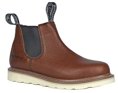 DieHard Footwear Men's Colt Soft Toe EH Pull-On Work Boot Brown - DH50245