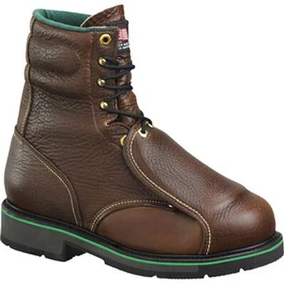 Work One Men's 8" External Metatarsal Guard Work Boot Brown - E308