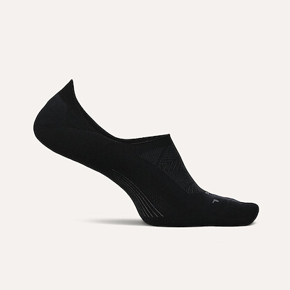 Feetures Unisex Elite Light Cushion Invisible Socks Black - E702159