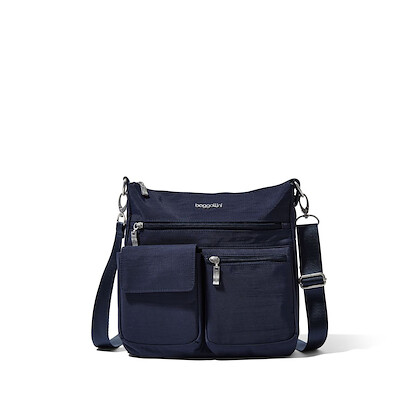Baggallini Modern Everywhere Slim Crossbody Bag French Navy - ETB716-B0576