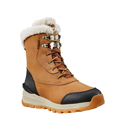 Carhartt Women's 8" Pellston Soft Toe EH Waterproof Insulated Work Boot Carhartt Gold Full Grain Leather - FH8049-W