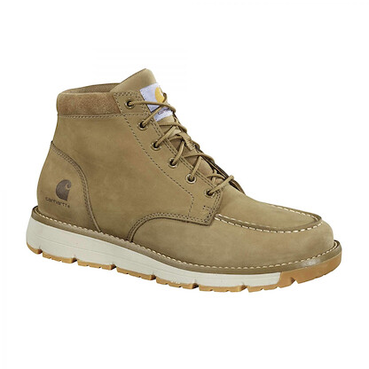 Carhartt Men's 6" Millbrook Soft Toe Waterproof Moc Toe Wedge Work Coyote Nubuck - FM5212-M