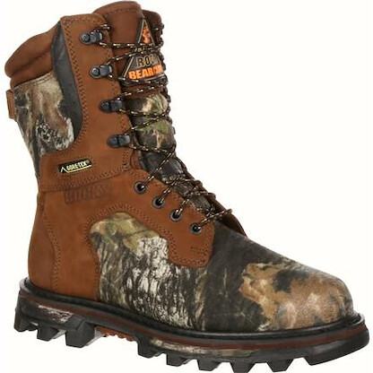 Rocky Men's 9" Bearclaw GORE-TEX Waterproof 1000g Insulated Hunting Boot Mossy Oak Break Up - FQ0009275