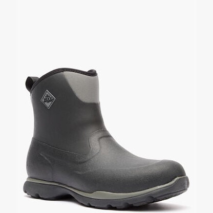 Muck Boot Company Men's Excursion Pro Mid Waterproof Boot Black/Gunmetal - FRMC000