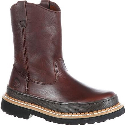 Georgia Boot Kids' Unisex Little Georgia Giant Wellington Boot Brown - G204