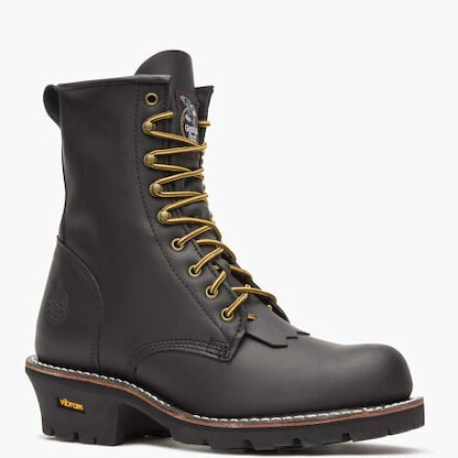GEORGIA BOOT Men's 8" Forestry Logger Soft Toe EH Work Boot Black - GB00648