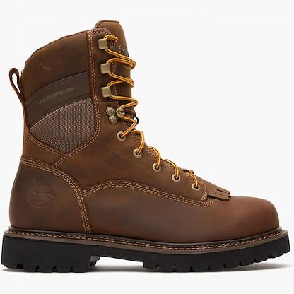 Georgia Boot Men's Core 37 9" Low Heel Waterproof Logger Work Boot Brown - GB00719