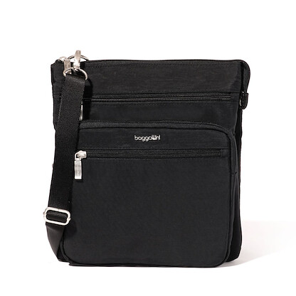 Baggallini Out and About Crossbody Black - GOM920-B0001